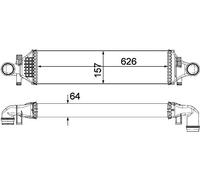 MAHLE CI 480 000P Premium Line - Intercooler
