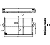 MAHLE CI 518 000S BEHR - Intercooler
