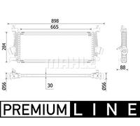 MAHLE CI 542 000P Intercooler