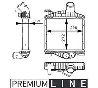 MAHLE CI 88 000P Premium Line - Intercooler