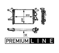 Intercooler MAHLE CI 94 000P
