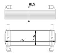 MAHLE CLC 15 000P - Enfriador de aceite