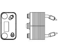 MAHLE CLC 166 000P Radiador de aceite transmisión automática sin junta