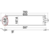 MAHLE CLC 49 000P - Enfriador de aceite