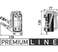 MAHLE CLC 67 000P - Enfriador de aceite