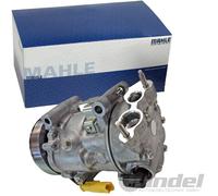 MAHLE ACP 596 000S - Compresor de aire acondicionado, polea acanalada 110 MMu.a. Apto para Citroen DS3 (SA_)
