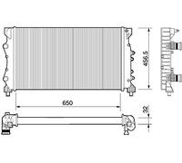 MAHLE CR 1110 000P refrigeración agua y freón
