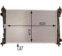 MAHLE CR 1112 000P refrigeración agua y freón