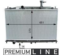 MAHLE CR 1119 000P refrigeración agua y freón