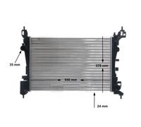 MAHLE CR 1121 000S Radiador, refrigeración del motor