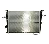 MAHLE CR 1197 000P refrigeración agua y freón