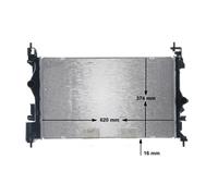 MAHLE CR 1199 000S Radiador, refrigeración del motor