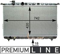 MAHLE CR 1291 000P refrigeración agua y freón