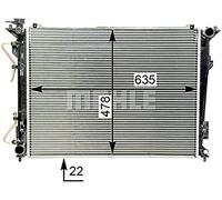 MAHLE CR 1338 000S refrigeración agua y freón