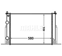 MAHLE CR 1450 000S refrigeración agua y freón