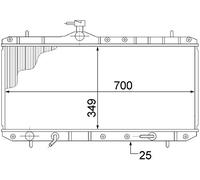 MAHLE CR 1517 000S refrigeración agua y freón
