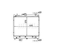 MAHLE CR 1576 000S refrigeración agua y freón