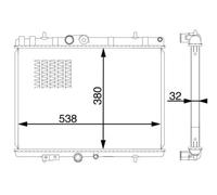 MAHLE CR 1597 000S refrigeración agua y freón