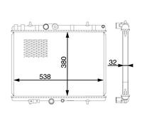 Piezas de motor > Refrigeración de motor > Radiador, refrigeración del motor