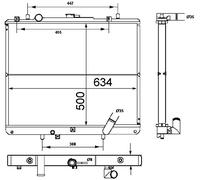 MAHLE CR 1747 000S refrigeración agua y freón