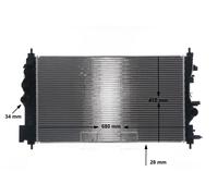 MAHLE ORIGINAL CR 1782 000S Radiador, refrigeración del motor