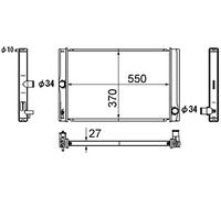 MAHLE CR 1865 000S refrigeración agua y freón