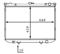 MAHLE CR 187 000S refrigeración agua y freón