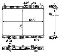 MAHLE CR 1896 000S refrigeración agua y freón