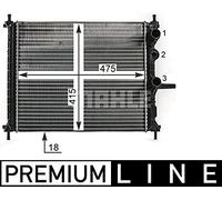 MAHLE CR 1993 000P refrigeración agua y freón