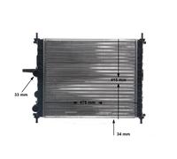 MAHLE CR 1993 000S Radiador, refrigeración del motor