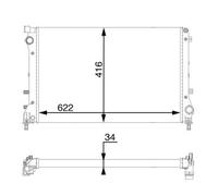 MAHLE CR 2002 000S refrigeración agua y freón