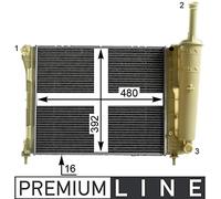 MAHLE CR 2005 000P refrigeración agua y freón