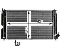 MAHLE CR 2016 000P refrigeración agua y freón