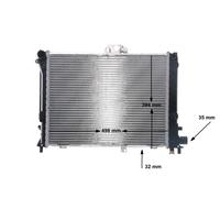 MAHLE ORIGINAL CR 211 000S Radiador, refrigeración del motor