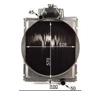 MAHLE ORIGINAL CR 2184 000P Radiador, refrigeración del motor