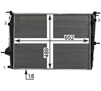 MAHLE CR 23 000P refrigeración agua y freón