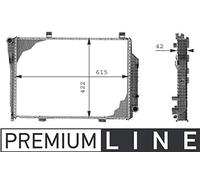 MAHLE CR 230 000P refrigeración agua y freón