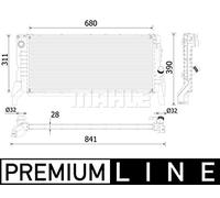 MAHLE CR 2312 000P refrigeración agua y freón