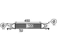 MAHLE CR 2325 000P CI 249 000P - Intercambiador de calor
