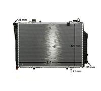 MAHLE CR 249 000P refrigeración agua y freón