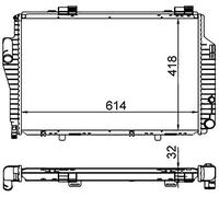 MAHLE CR 307 000S refrigeración agua y freón