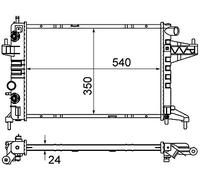 MAHLE CR 390 000S refrigeración agua y freón