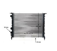 MAHLE ORIGINAL CR 476 000S Radiador, refrigeración del motor