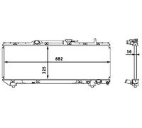 MAHLE ORIGINAL CR 535 000S Radiador, refrigeración del motor