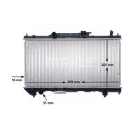 MAHLE ORIGINAL CR 543 000S Radiador, refrigeración del motor