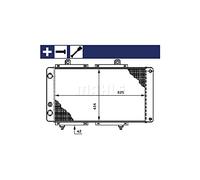 MAHLE CR 618 000S refrigeración agua y freón