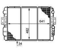 MAHLE CR 633 000S refrigeración agua y freón