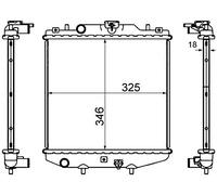 MAHLE CR 744 000S refrigeración agua y freón