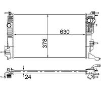 MAHLE CR 840 001S refrigeración agua y freón