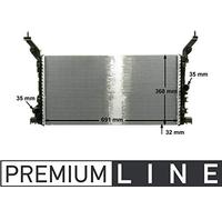 MAHLE CR 895 000P refrigeración agua y freón